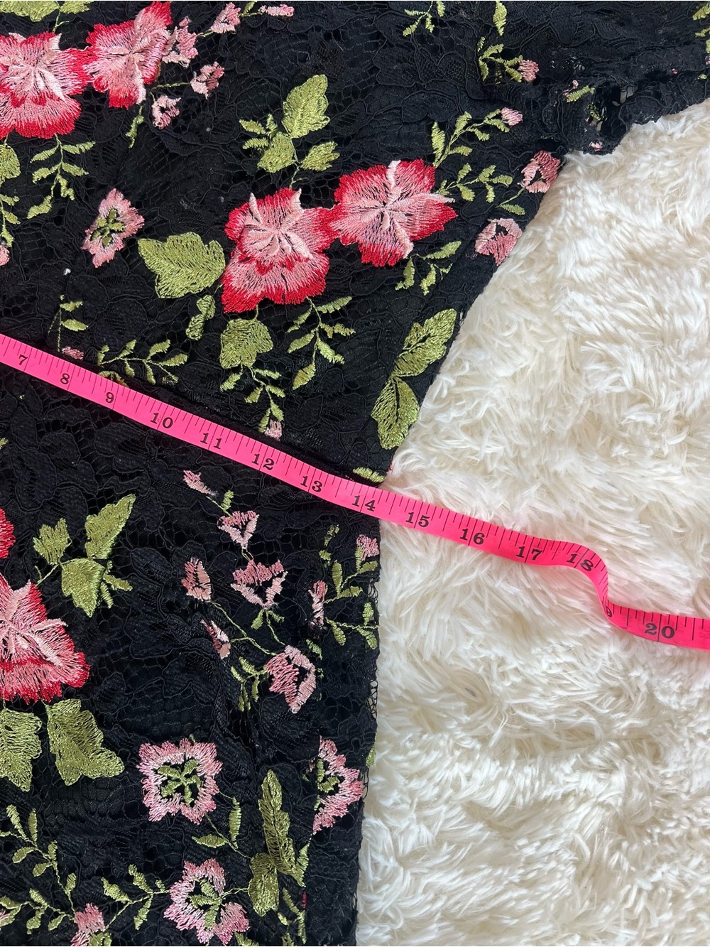 Adelyn Rae Floral Embroidered Dress - Picture 6 of 6